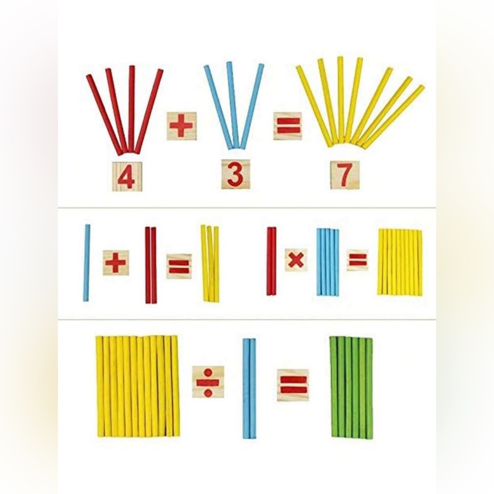 Wooden Math Learning Set - Picture 5 of 9